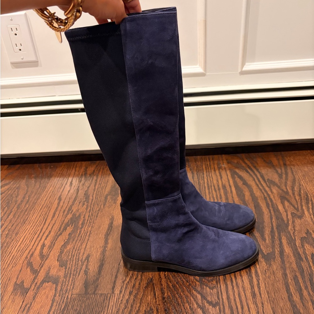 Stuart Weitzman Navy Women's over the knee Boots